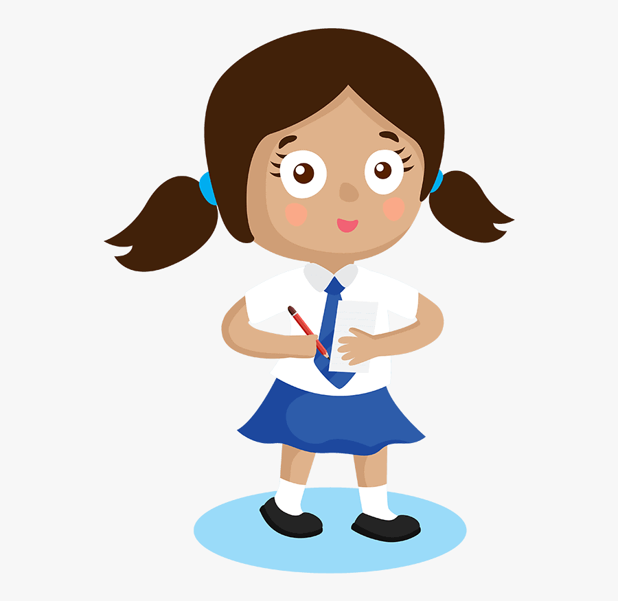 Physics Secondary Primary School Pupil Girl - นักเรียน การ์ตูน Png, Transparent Clipart