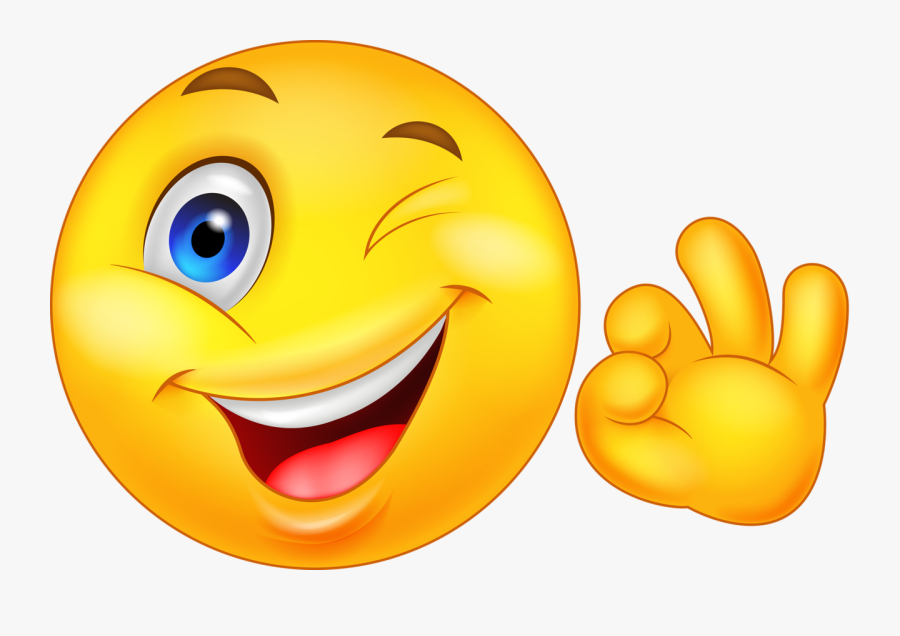 Transparent Shhh Png - Wink Thumbs Up Emoji , Free Transparent Clipart ...