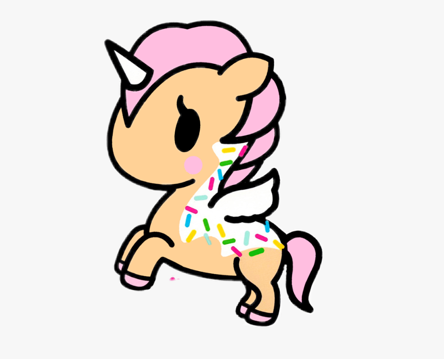 Transparent Tokidoki Clipart - Drawing Of Baby Unicorn, Transparent Clipart
