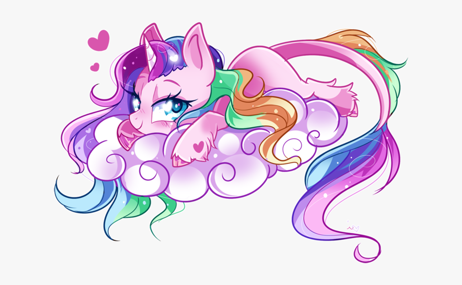Clouds Clipart Unicorn - Transparent Pink Unicorn Png, Transparent Clipart
