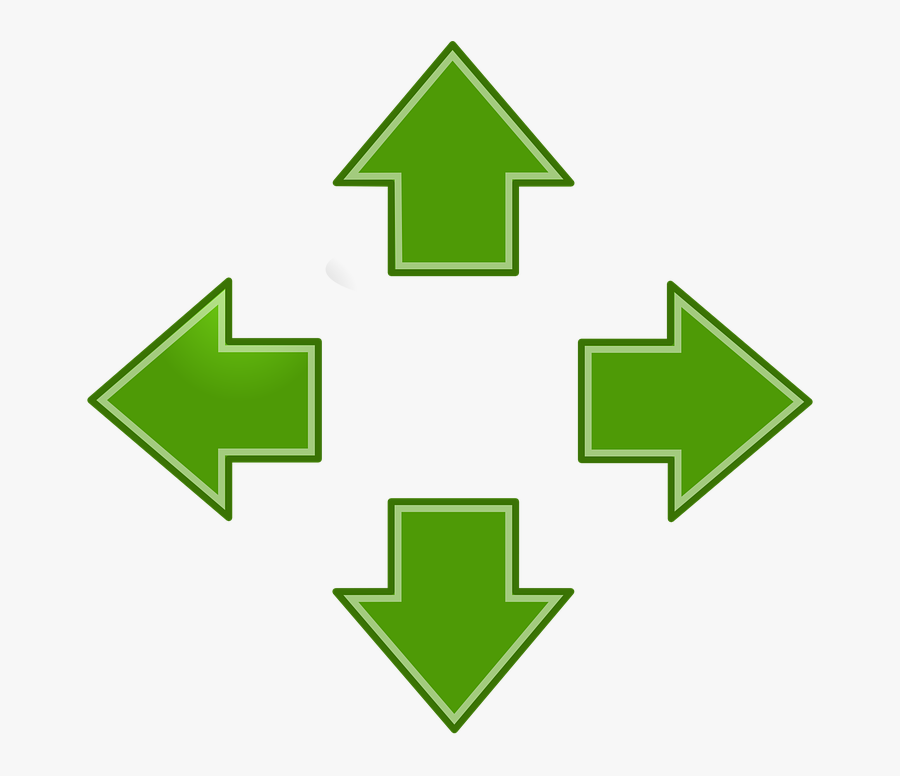 Right Left Up Down, Transparent Clipart