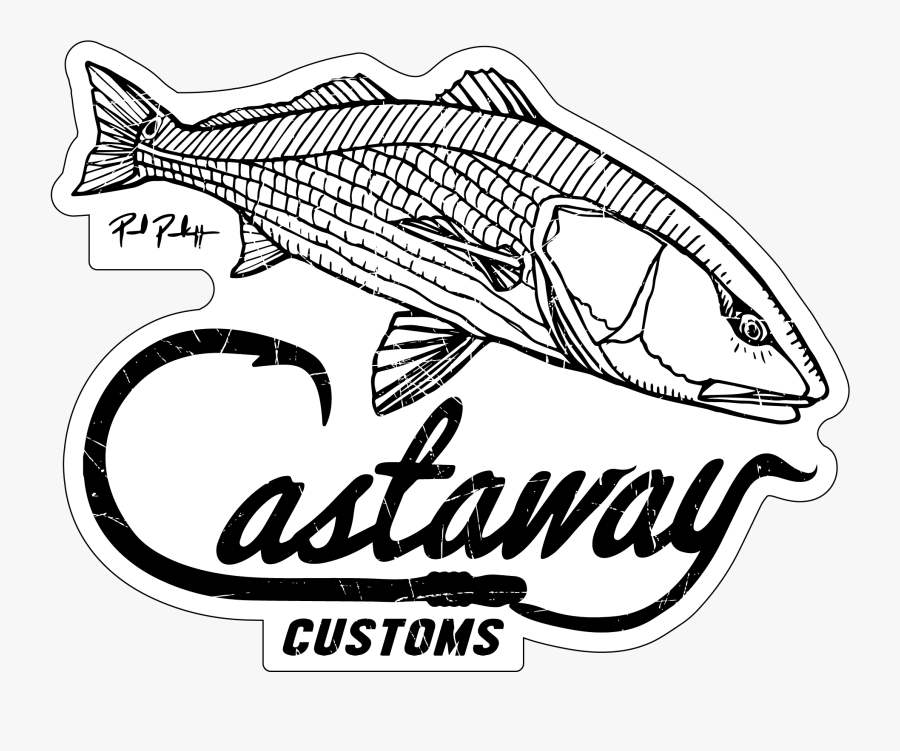 Fish At Getdrawings Com - Castaway Customs, Transparent Clipart