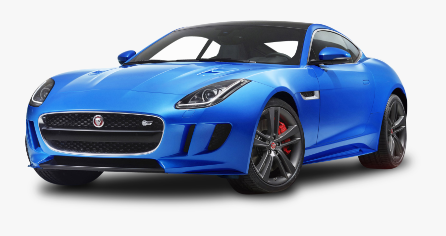 Blue Car Clipart Png Format - Jaguar F Type 2017 Blue, Transparent Clipart