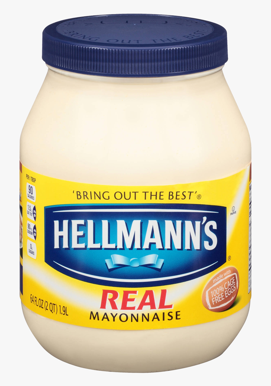 Jar Clipart Banga - Mayonnaise Hellmans, Transparent Clipart
