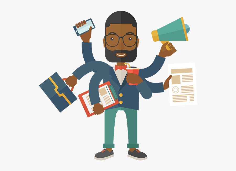 Multitask Vector, Transparent Clipart