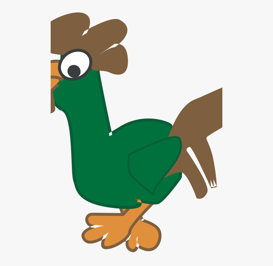 Green Chicken Clipart, Transparent Clipart