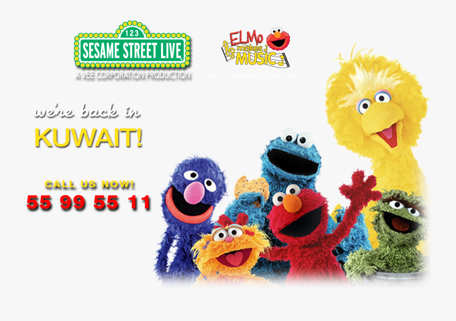 Sesame Street Live Kuwait - Sesame Street, Transparent Clipart