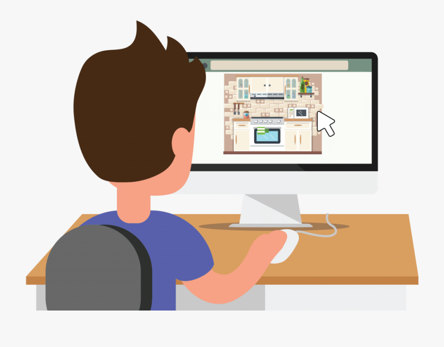 White Kitchen Cabinet Idea - Cartoon, Transparent Clipart