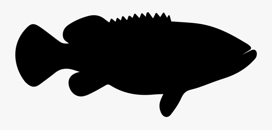 Clip Art Goliath Fish Shape Svg, Transparent Clipart