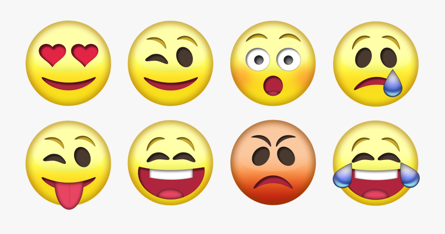 What If Your Chatbot - Emotional Emojis, Transparent Clipart