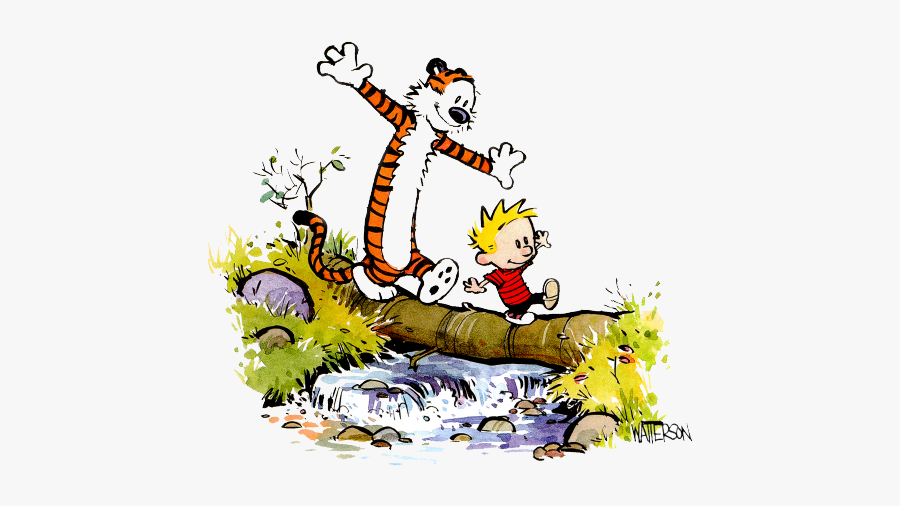 Calvin And Hobbes, Transparent Clipart