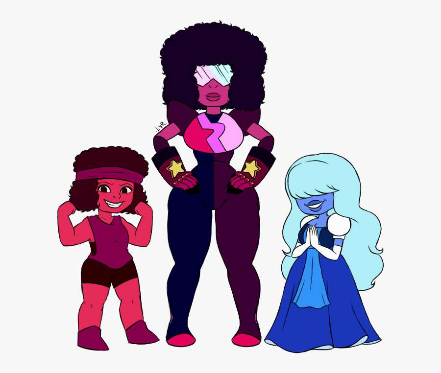 Ruby Sapphire= Garnet By Lauriavonraven - Cartoon, Transparent Clipart