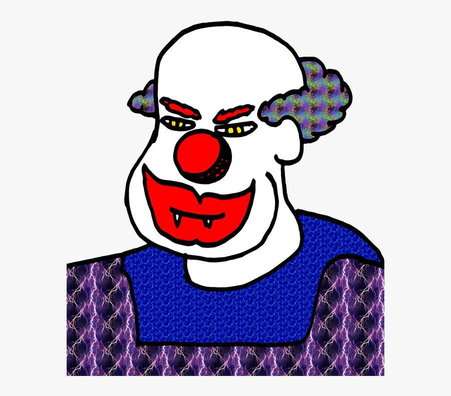 Evil Clown, Transparent Clipart