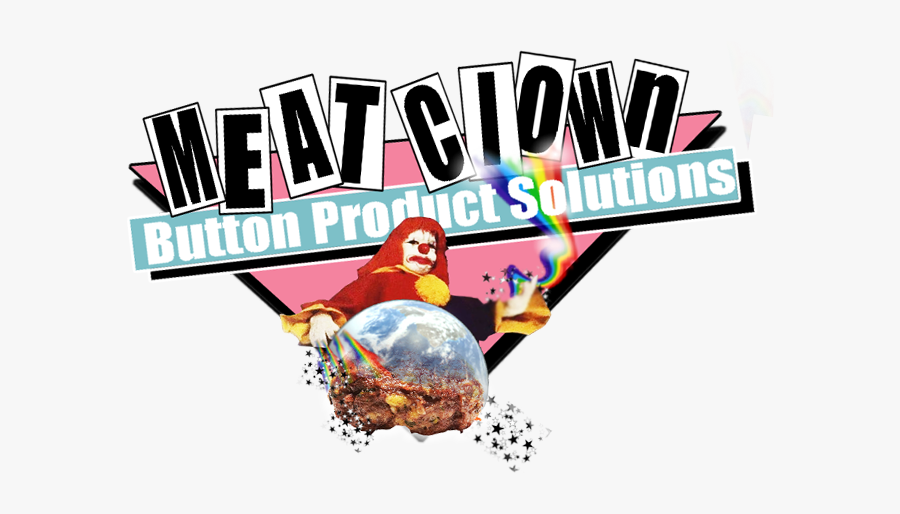 Meat Clown Buttons, Transparent Clipart