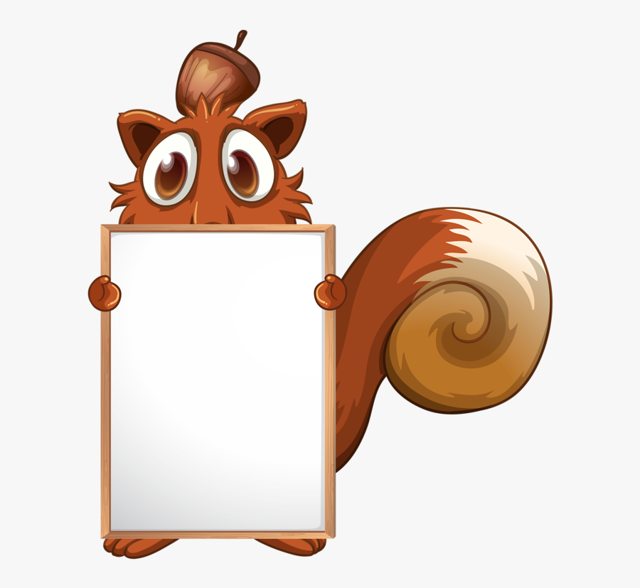 Фото, Автор Soloveika На Яндекс - Squirrel Frame Clipart, Transparent Clipart