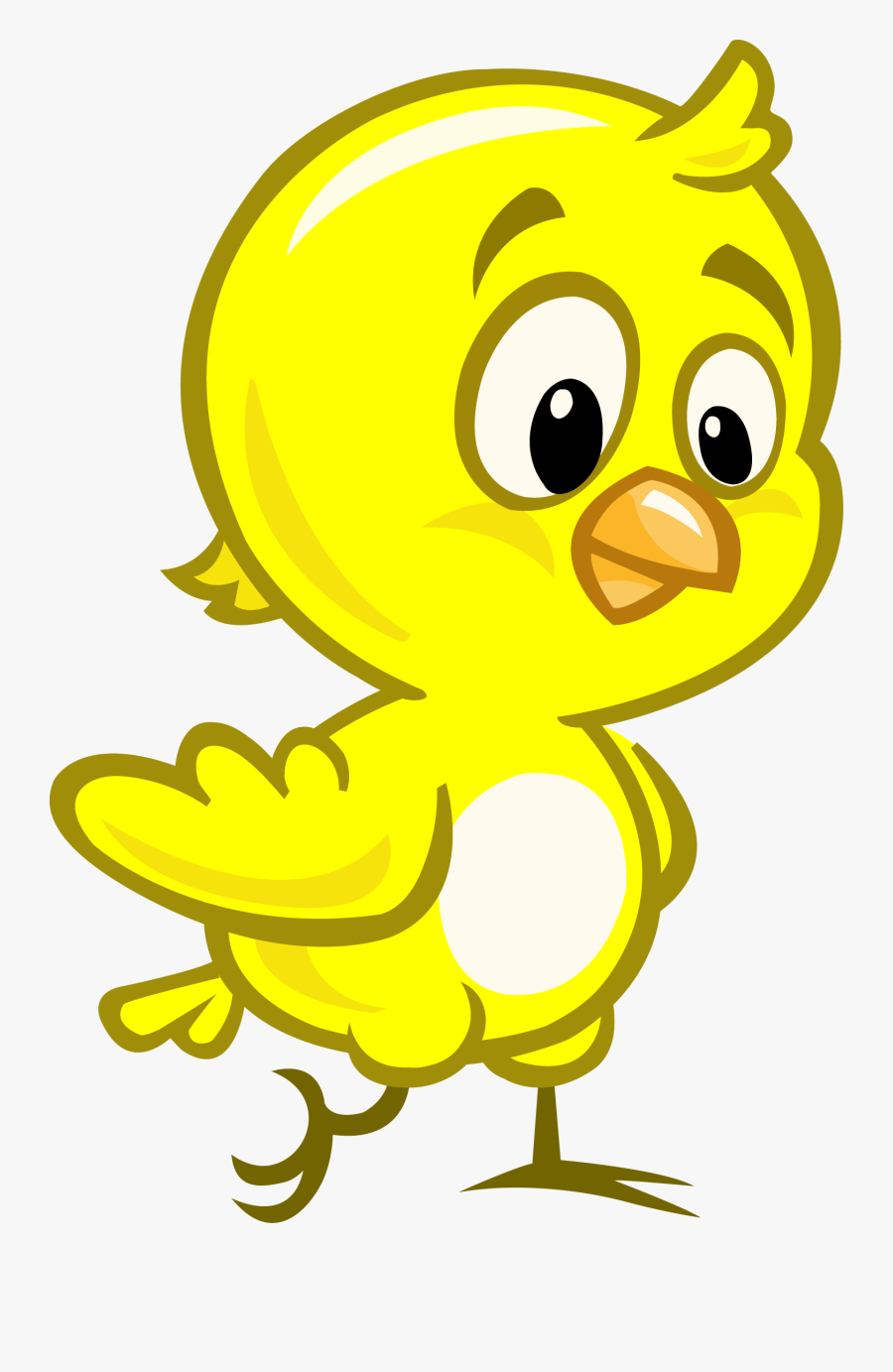 Clip Art Desenho Do Pintinho - Imagem De Pintinho Amarelinho, Transparent Clipart