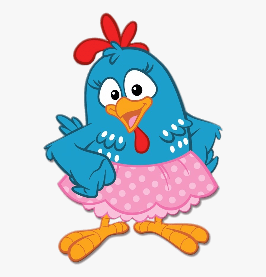 Lottie Dottie Chicken Wears A Pink Skirt - Gallina Pintadita Sweet Png, Transparent Clipart