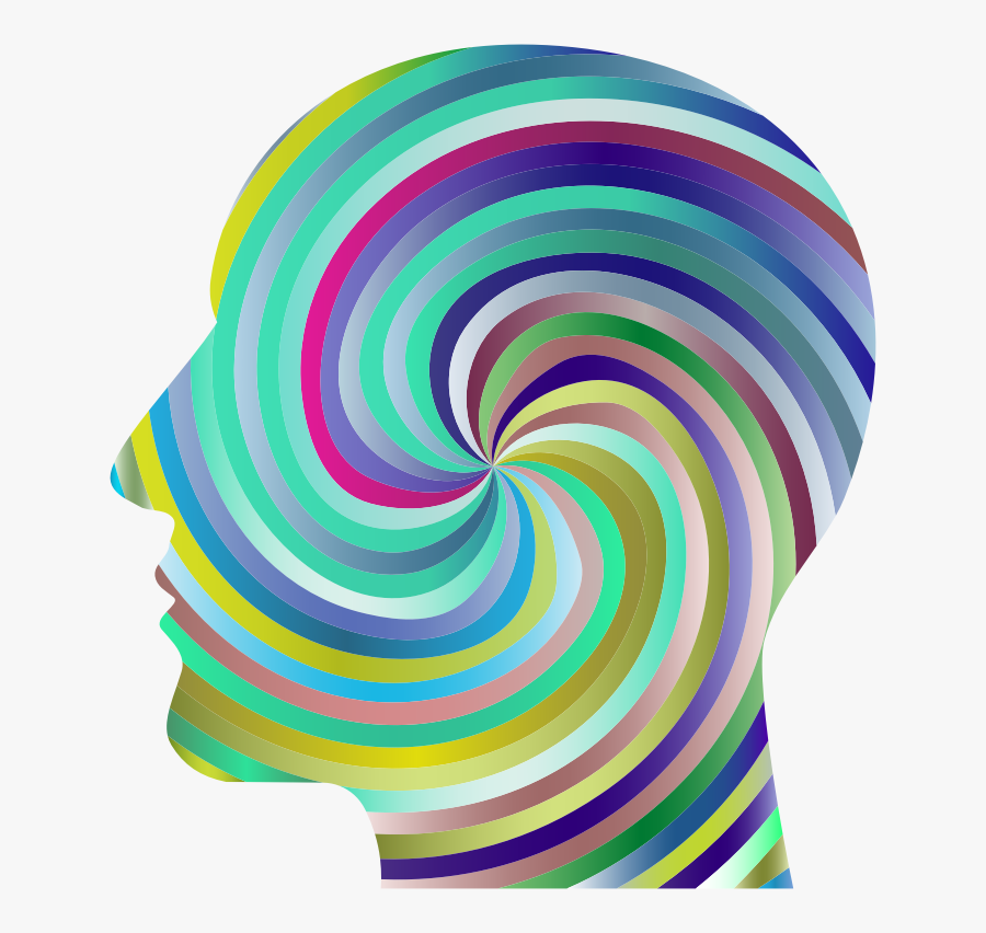 Human Head Hypnosis Png, Transparent Clipart