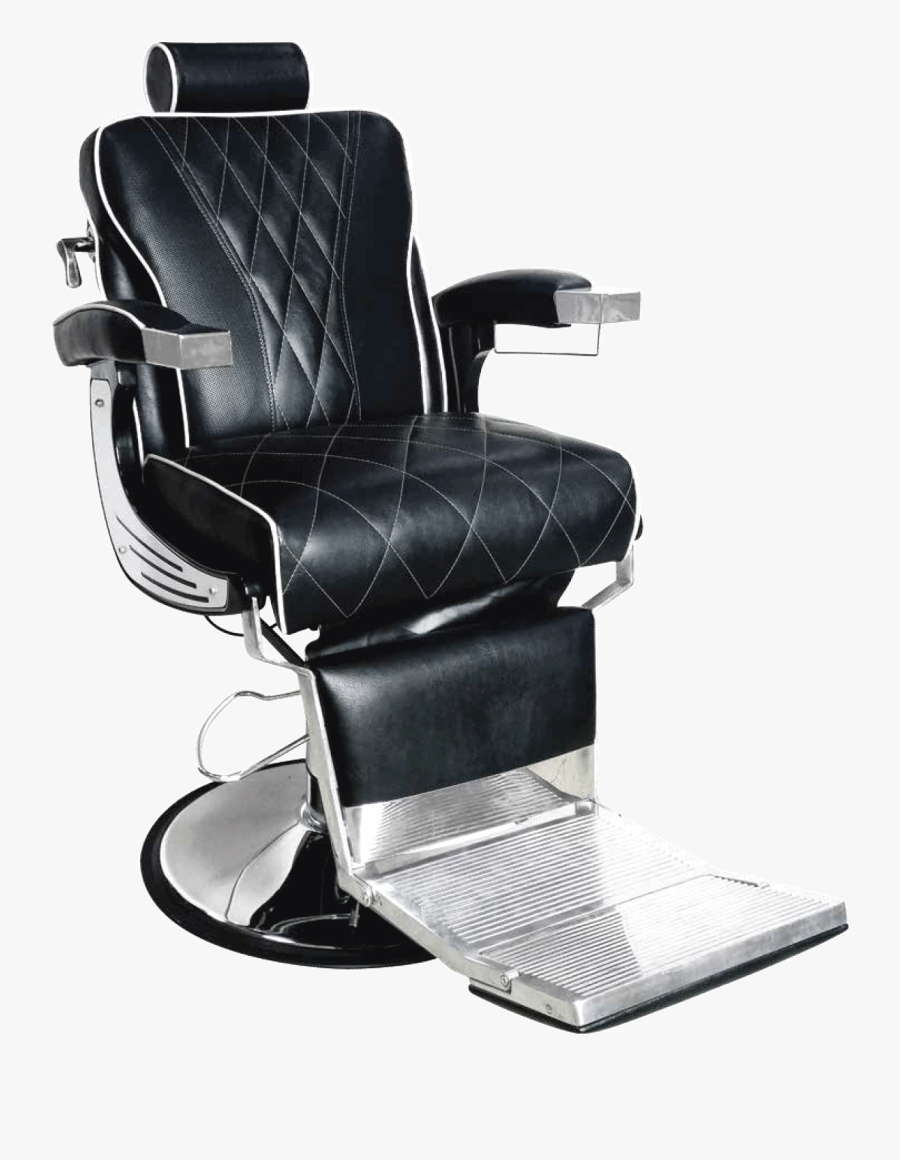 Clip Art Barbers Chair - Black Barber Chair Logo, Transparent Clipart