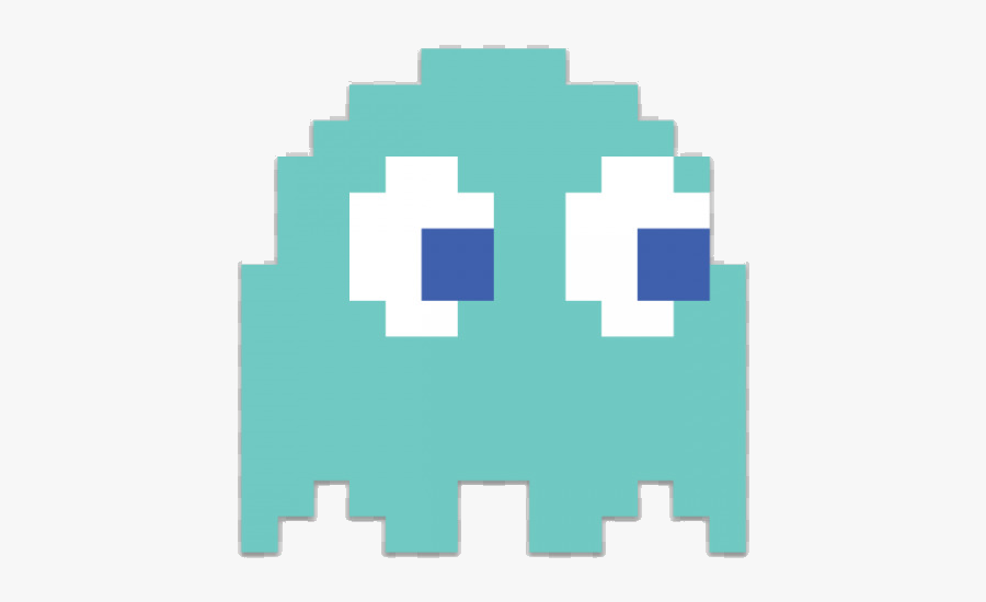 Pacman Ghost Pac-man Games Ghosts Blue Cliparts Transparent - Pac Man Ghost Transparent Background, Transparent Clipart