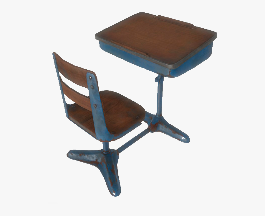 Fo4 School Desk - Desk, Transparent Clipart