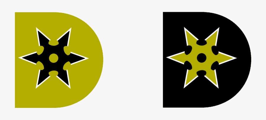 Dlive Ninja Star - Graphic Design, Transparent Clipart