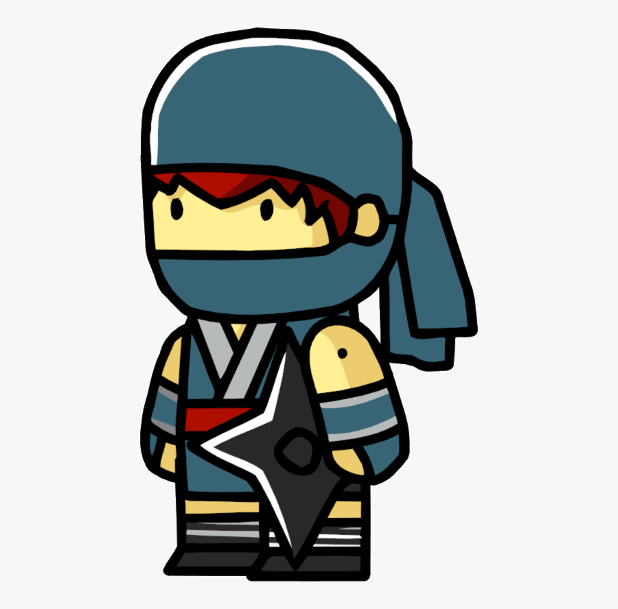 Scribblenauts Ninja With Star - Cool Transparent Ninjas, Transparent Clipart
