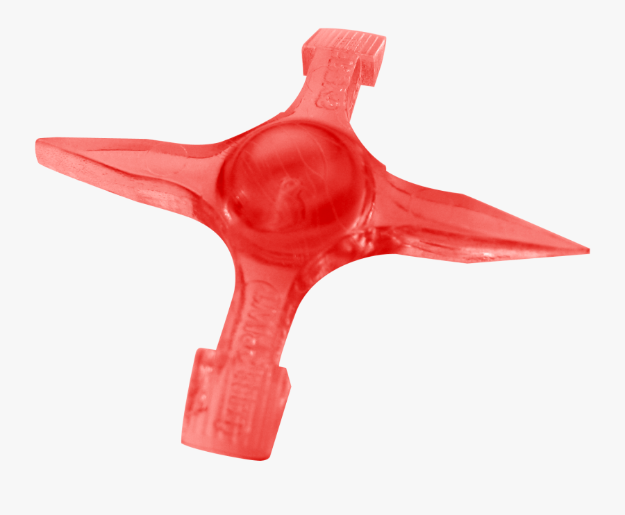 Ninja Star Cleaner Red - Plastic, Transparent Clipart