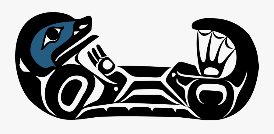 Coyote Drawing Totem Pole - Totem Pole Animal Otter, Transparent Clipart
