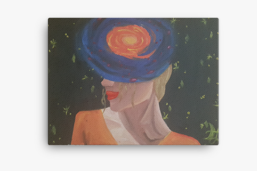 Sunflower Galaxy Canvas - Modern Art, Transparent Clipart