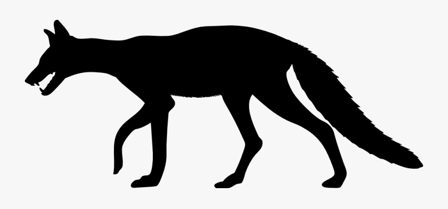 Hyena Silhouette, Transparent Clipart