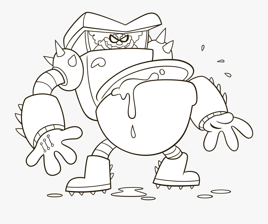 Capitan Calzoncillos Para Colorear, Transparent Clipart