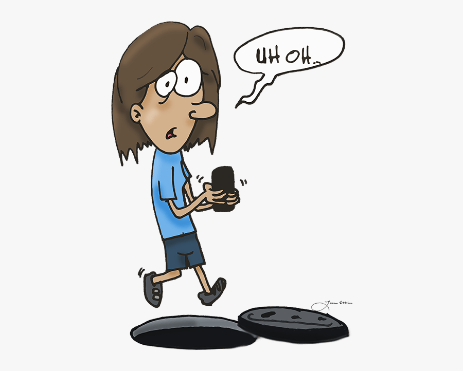 Distracted - Cartoon, Transparent Clipart