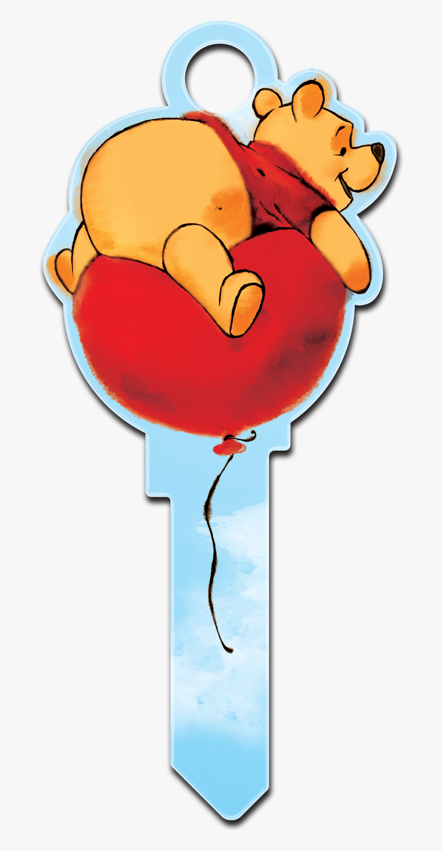 Key Clipart House Key - Winnie Pooh Key Blank, Transparent Clipart