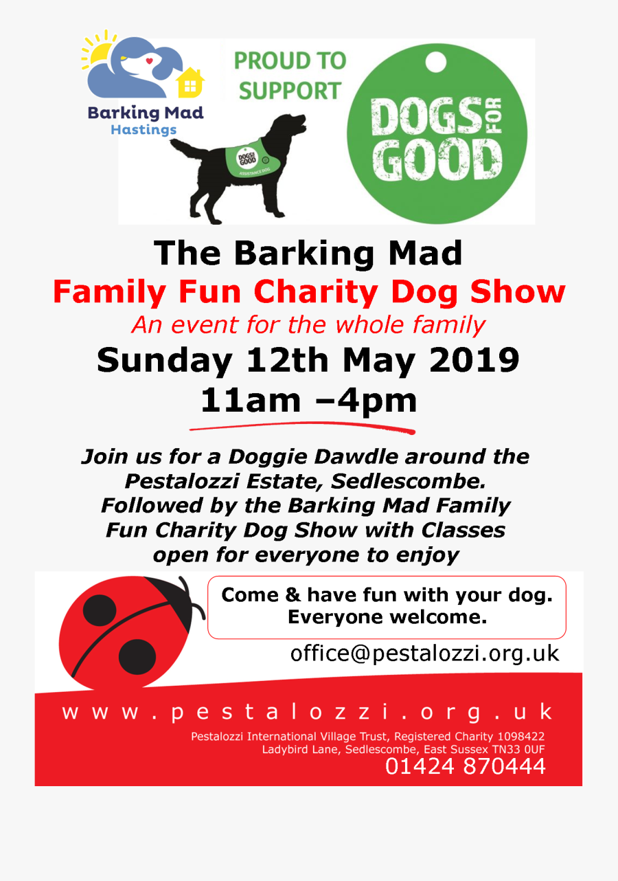Barking Mad Dog Show - Flyer, Transparent Clipart
