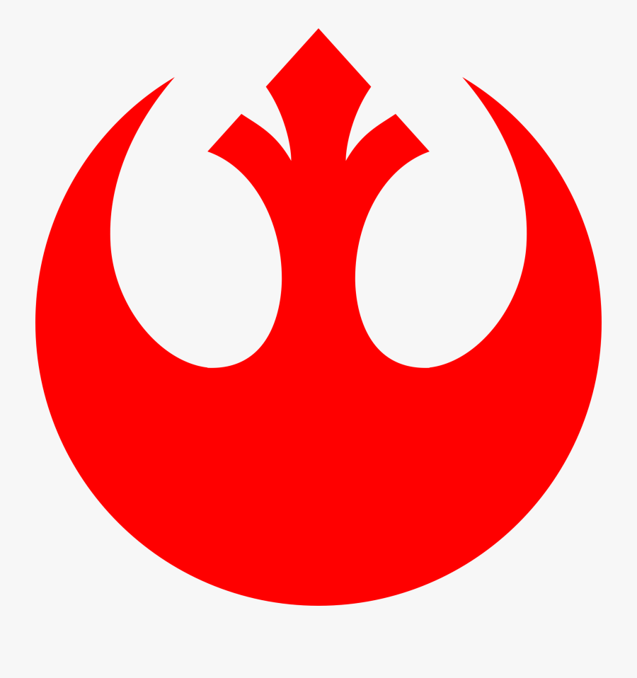 Star Wars Rebel Symbol Red, Transparent Clipart