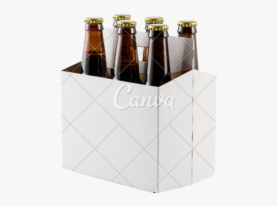 Clip Art 6 Pack Beer Carrier - Cardboard Can Carrier Canada, Transparent Clipart