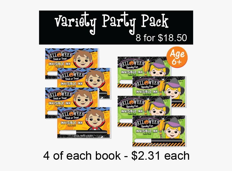 Party Pack Ages - Cartoon, Transparent Clipart