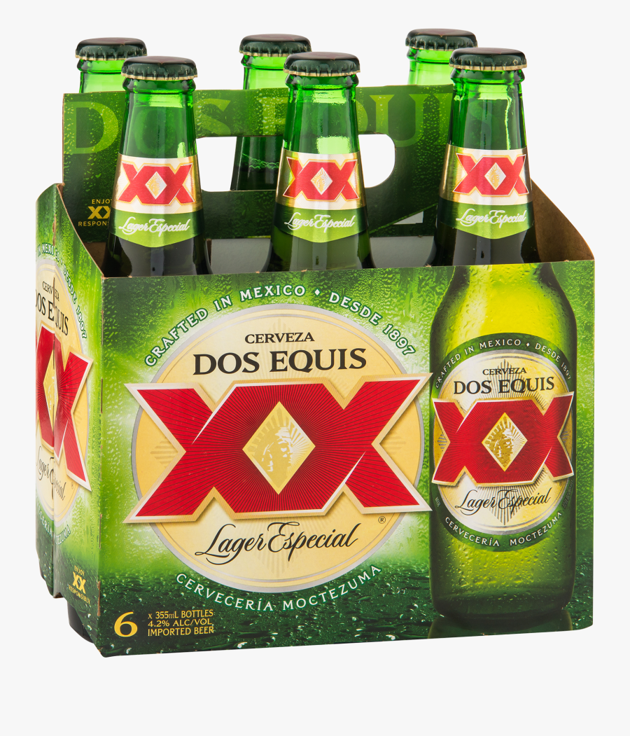 Dos Equis Lager Especial 6 Pack - Dos Equis 6 Pack, Transparent Clipart