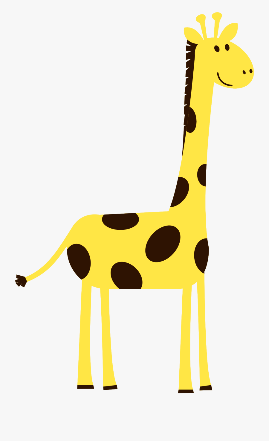 Baby Giraffe Clipart Black And White Clipart Panda - Animated Picture Of A Giraffe, Transparent Clipart