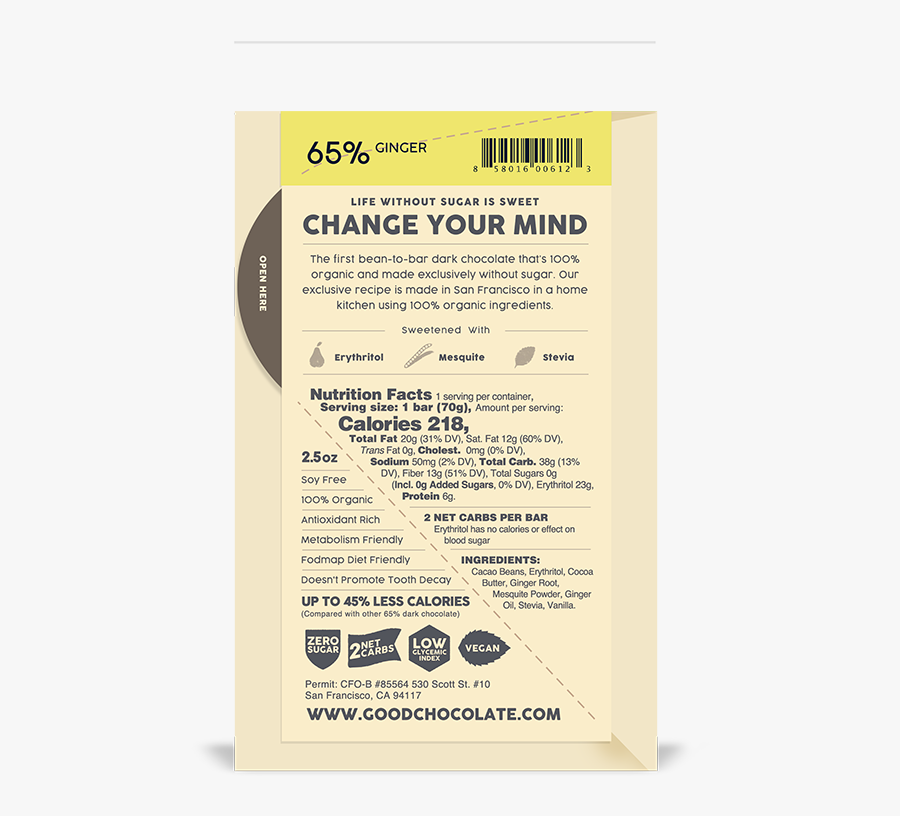 6-pack Of Ginger / - Dark Chocolate, Transparent Clipart