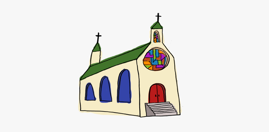 A Catholic Church - Child Art, Transparent Clipart