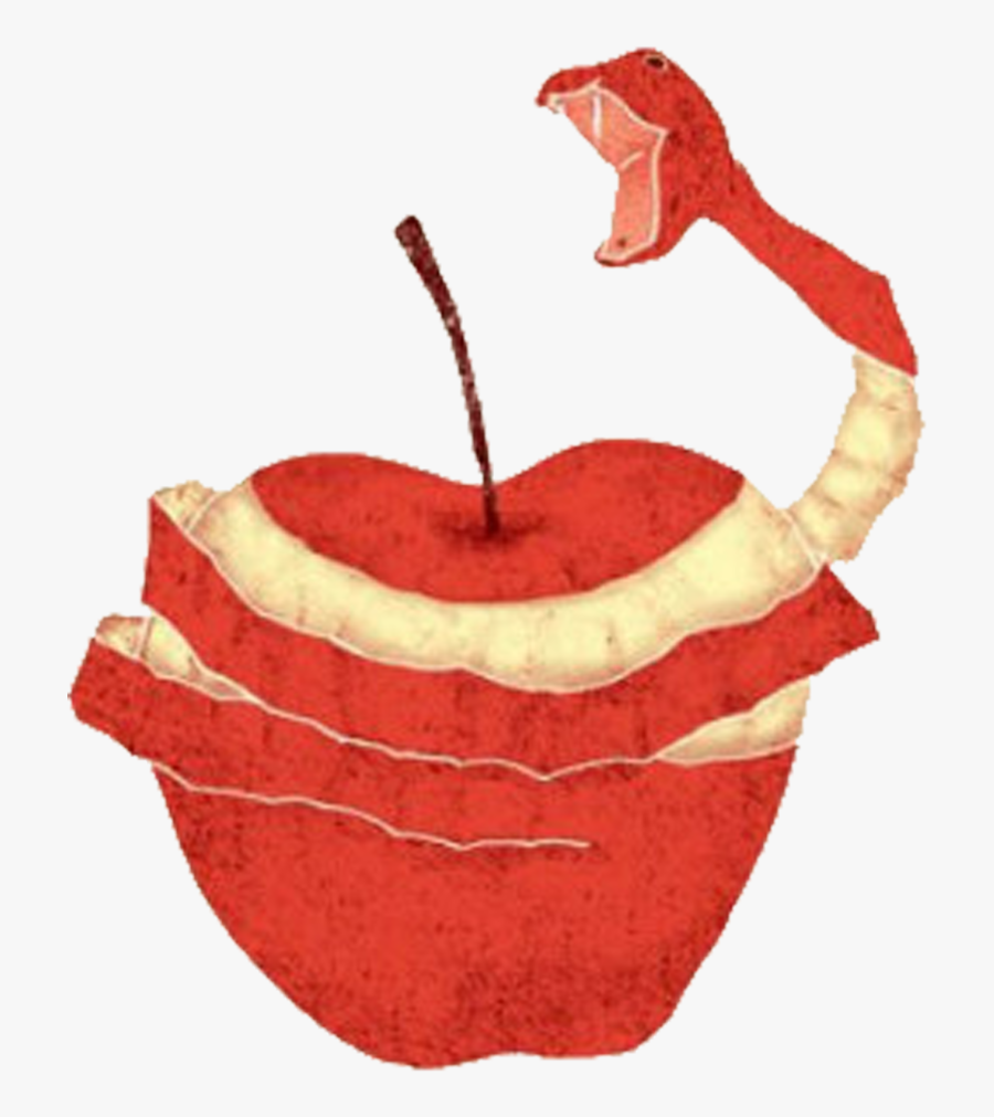 Drawing Collages Negative Space - Apple Surreal, Transparent Clipart