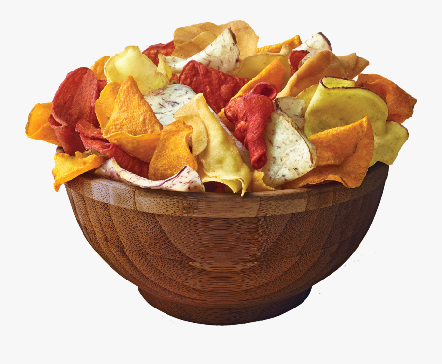 Potato Chips, One Potato Two Potato Kettle Cooked Chips - Bowl Of Crisps Png, Transparent Clipart