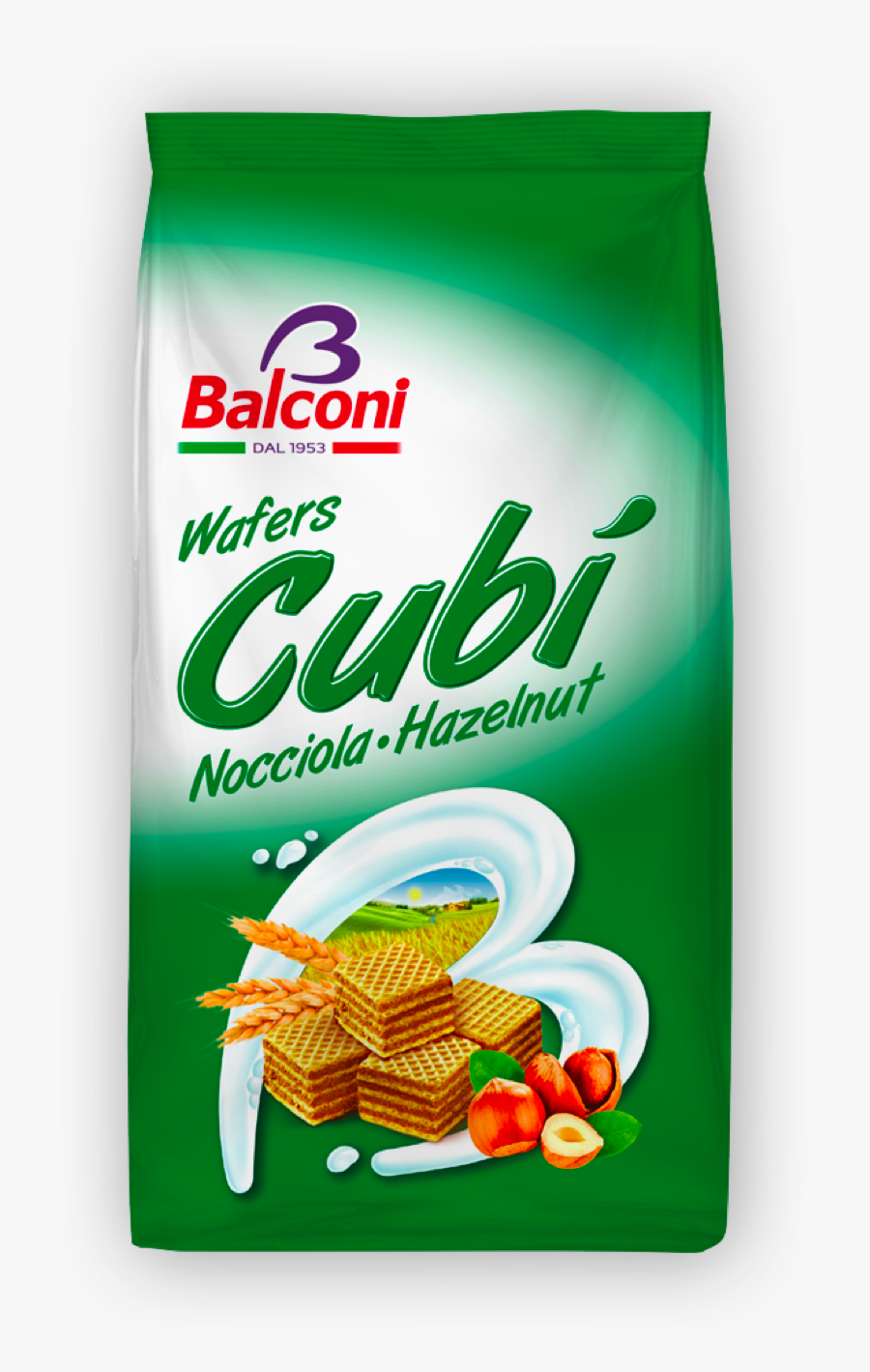 Discover Cubì Hazelnut - Balconi Wafers Cubi Hazelnut, Transparent Clipart