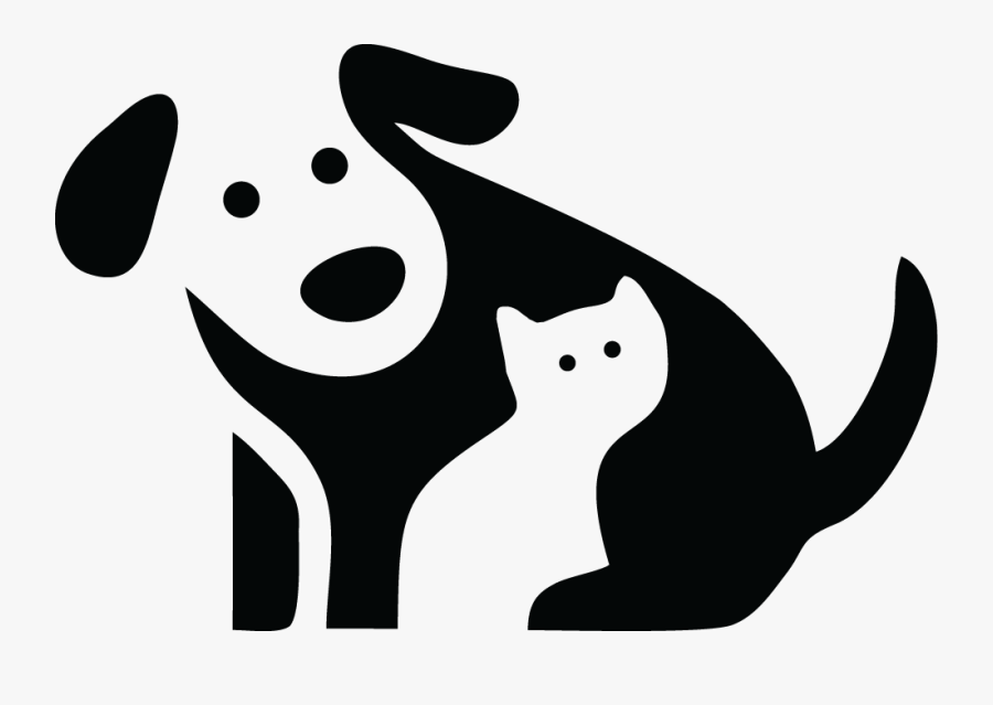 Animal Logos With Negative Space Clipart , Png Download - Dog And Cat Home Logo, Transparent Clipart