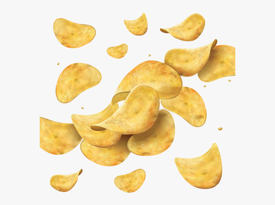 Clip Art Chips Vector Pattern Png - Transparent Background Potato Chips Png, Transparent Clipart