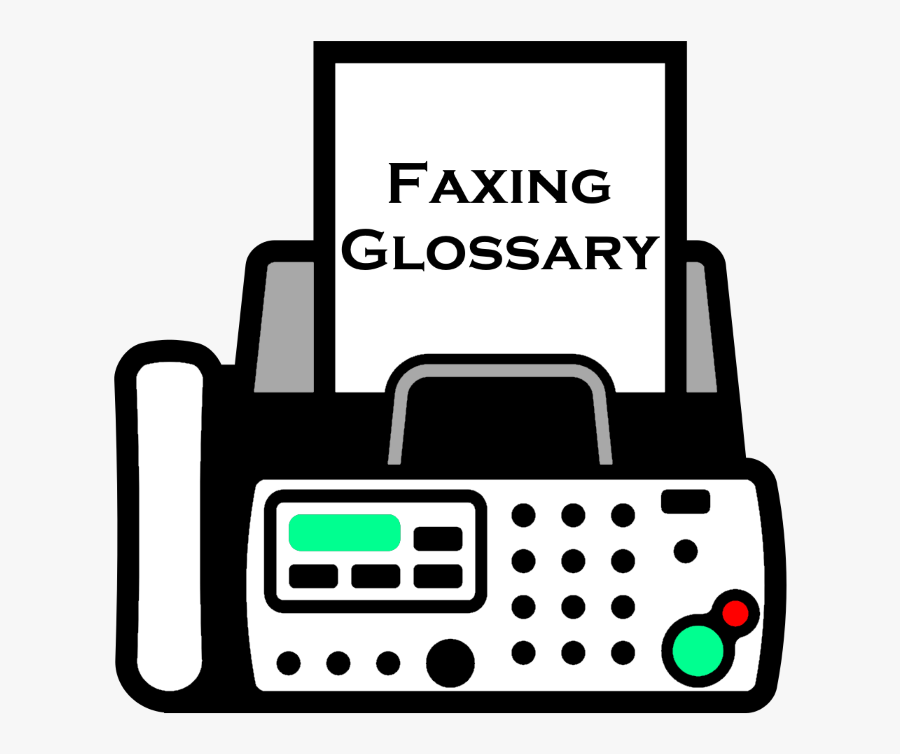 Online Faxing Glossary, Transparent Clipart