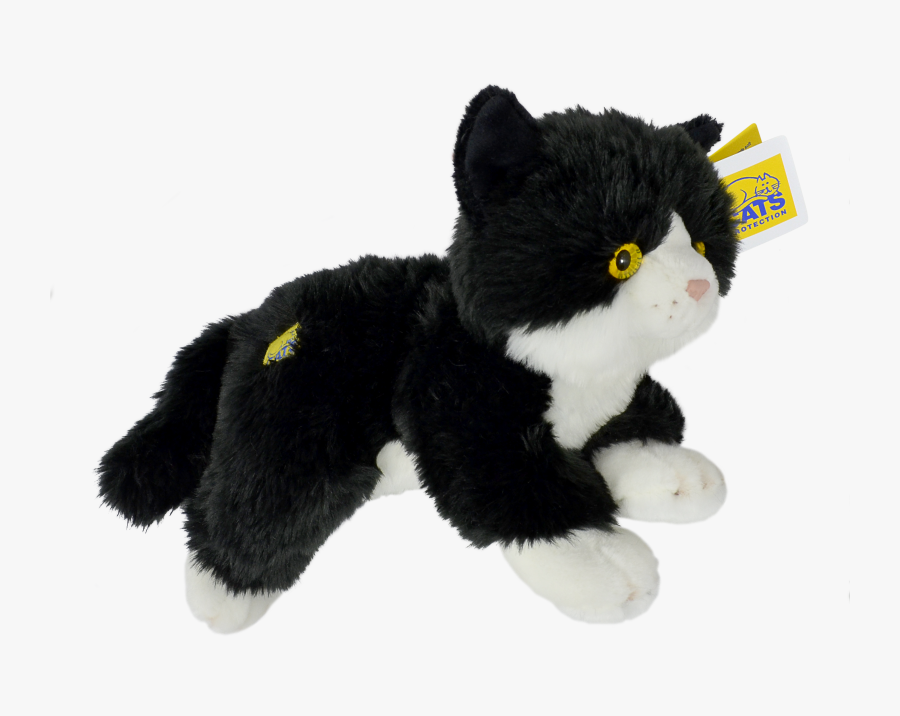 Transparent Cat Toy Clipart - Stuffed Toy, Transparent Clipart
