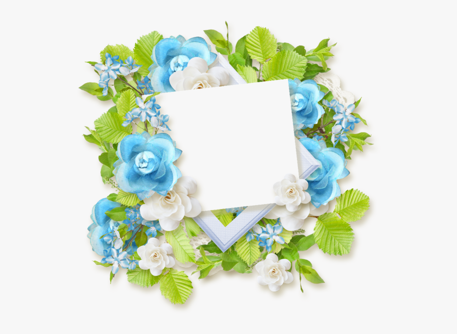 Carde Fleur Bleue, Transparent Clipart